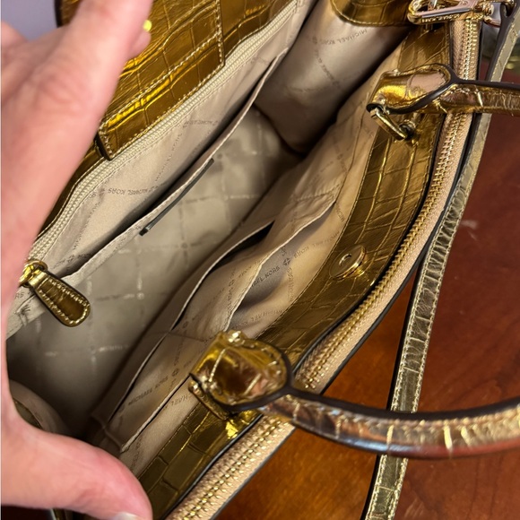 Michael Kors Blingy Gold Two-way Bag — Like New - Picture 8 of 11